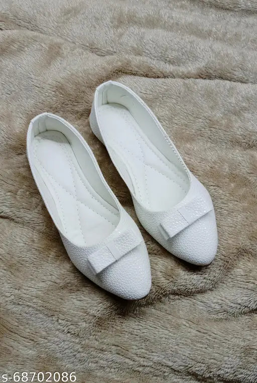 White PU Indoor Footwear - Versatile, durable, and stylish, perfect for everyday wear