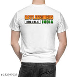 Indian-made polyester shirt with BattleGround Mobile India both-side printed design, short sleeves