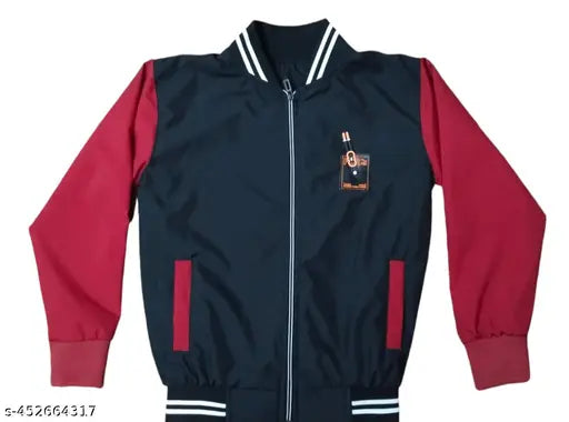 Polycotton kids sweatshirt, self-design pattern, long sleeves, 7-8 years size, winter wear for kids, India