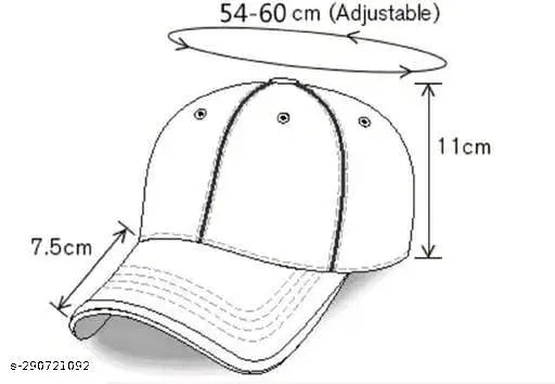 Cotton King pattern baseball cap, trendy unisex style for sports enthusiasts