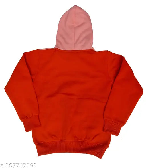 Kids Girls winter fleece hoodies Combo2, printed cotton sweatshirt set with long sleeves in multiple sizes, perfect for cozy winter play