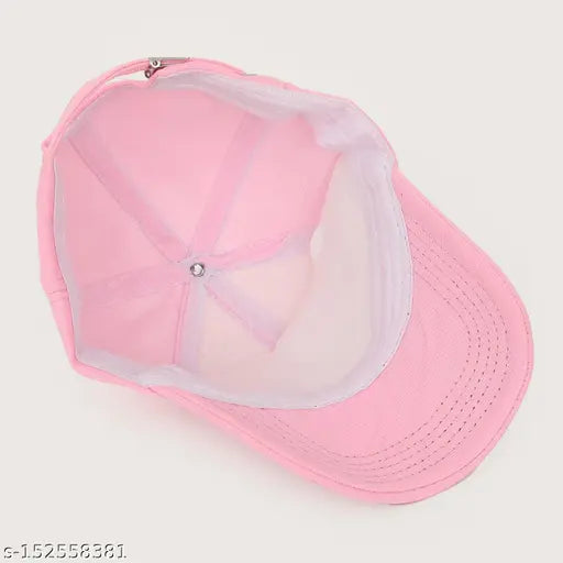 Cotton trending solid-color baseball cap, adjustable for men and women, popular choice for kids' sports