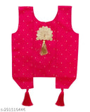 Silk lehenga-choli set with net dupatta for girls, fully stitched and embellished, Indian traditional wear