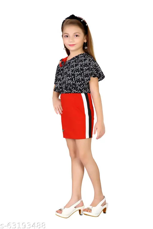 Girls oneshoulder midi dress, print net, polyester, sleeveless, 9-10 years, lining, pocket, India