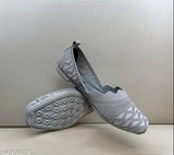 Solid canvas Punjabi ballerina juttis for women, slip-on Indian shoes in sizes IND-7, IND-8, IND-9