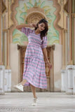 Cotton block print one-piece kurti, Indian cotton kurta with short sleeves and printed design