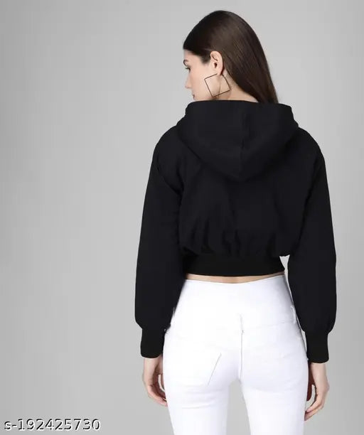 Indian-made solid crepe huddy jacket, long sleeves, nice design. XS, S (36in bust, 19in length), M (38in bust, 19in length)