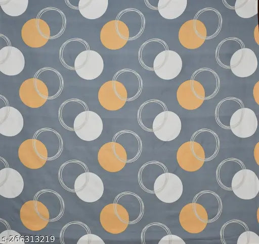 Sai Fab cotton, geometric print, fitted bedsheets & 2 pillow covers - summer essential for adults, made in India
