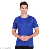 Multicolor round neck dryfit half sleeve men's & boys t-shirts, comfortable in all seasons (pack of 6). Soft polyester fabric suitable for any weather and ideal for every wear. Wide range of vibrant colors that won't fade easily. Available in sizes S, M, L, XL, XXL for a flattering fit. Versatile design for various occasions like parties, gym workouts, sports, casual meetings, or jogging. Origin: India