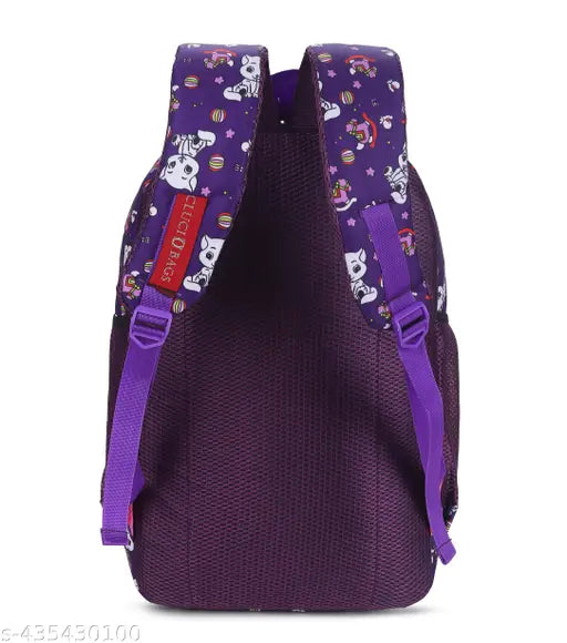 Stylish canvas waterproof backpack, spacious compartment, Kids' ELEGANT Collection rucksack, durable travel fashion bag for boys & girls