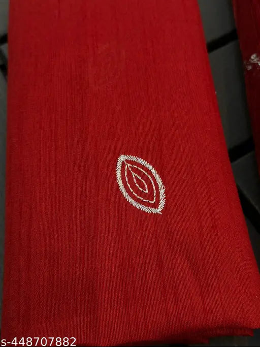 Attractive Super Net Saree with silver zari embroidery, embellished blouse in Bangalori silk, cutwork border on pallu and tassels, free size (5.5m saree length, 0.8m blouse length) from India