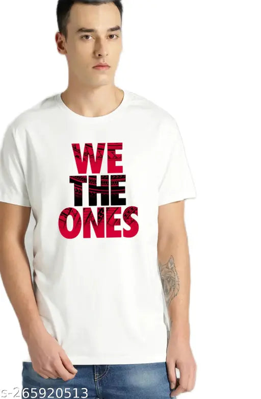 White WWE Roman Reigns The Bloodline 'We The Ones' short sleeve cotton t-shirt, India origin