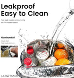 Navy Rose Flower printed reusable lunch bag for women, durable Oxford cloth with insulation for school picnic or office use