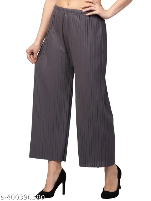 Gray & Maroon Combo Crepe Suit Set, Plazoo branded, versatile sizing from 26-40 waist sizes and matching lengths