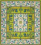 Soft, pure cotton double bedsheets 100x90, 180TC, Rajasthani Jaipuri design with multicolor pillow covers