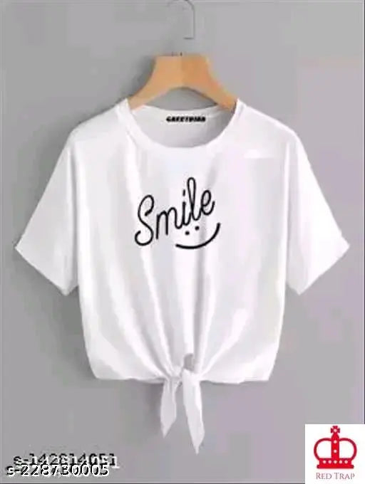 Denim lycra smile t-shirt with light jogger combo pack 2, vibrant printed design on trendy XS, S, M clothing bundle from India