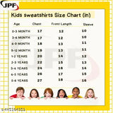 Kids cotton hoodies pack of 2, printed design for kids' all-day wear, loop knit and full-length sleeves