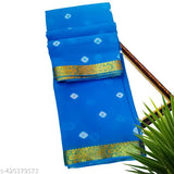 Premium quality Bandhani embroidered chiffon saree, free size, India origin