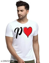 Round Neck Half Sleeve Printed Men's T-Shirt, Indian-made polyester tee with short sleeves and vibrant print design