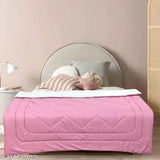 White and grey reversible cotton single bed comforter vacuum packed, ideal for cooling sleep