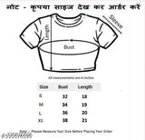 Black Lycra crop top with double panda and heart print for women, short sleeves