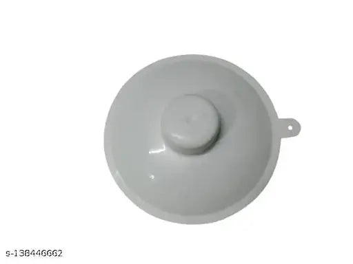 Blue plastic WATER storage lota for others kitchen use, capacity: 2L on a tabletop