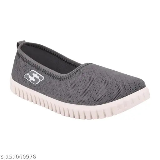 Nubuck slip-on bellies by Cleaton's Footwear - stylish women's shoes in sizes IND-5 to IND-8, made in India