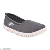 Nubuck slip-on bellies by Cleaton's Footwear - stylish women's shoes in sizes IND-5 to IND-8, made in India