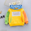 Multicolor kids' unisex wool hoodie sweatshirt with long sleeves and printed pattern, ideal for winter wear