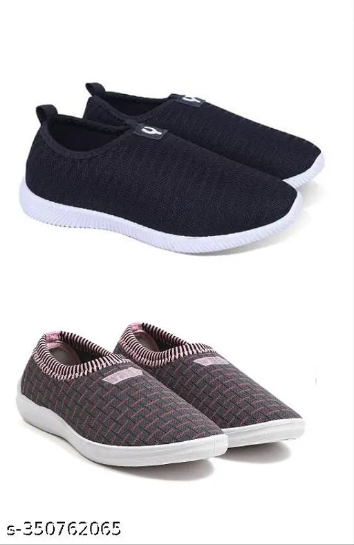 Mesh outdoor shoes & sneakers combo for women (India-made), high quality, lightweight, diabetic & orthopedic friendly