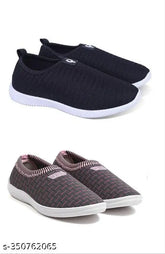 Mesh outdoor shoes & sneakers combo for women (India-made), high quality, lightweight, diabetic & orthopedic friendly
