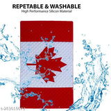 Indian premium rubber car dashboard mat with UK flag pattern, non-adhesive, extra-large size (11x7"), anti-slip for phones, glasses, keys, and more