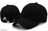 Stylish cotton baseball cap, solid color, comfortable fit for unisex wear, made in India