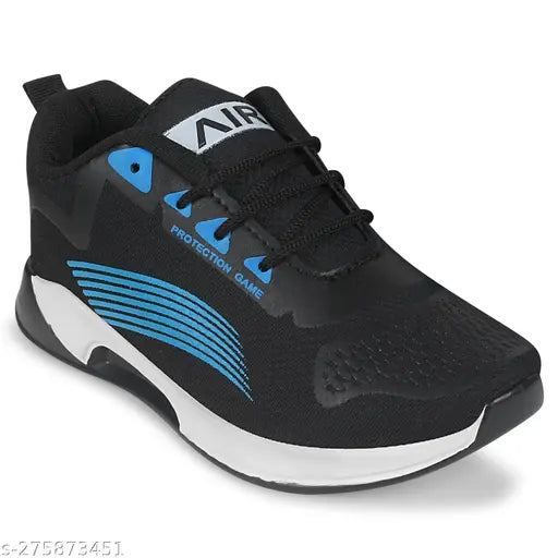 Breathable mesh and rubber kids running shoes for active play, ideal for 4-12 years. Indian origin, versatile for sports, casual wear & comfort