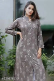 Rayon embroidered net kurta set with palazzo bottoms for women, Jivika Fashionable Women Kurta Sets