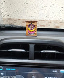 Indian handcrafted MDF Khatu Shyam Mandir for car dashboard, antique laser design with Shree Khatu Shyam photo
