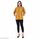 Trendy polyester winter jacket, classic design for girls and women. Fancy, comfortable, and versatile, perfect for college or daily wear