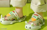 PVC Tom Sticker Clogs for Kids: Lightweight, breathable, easy-to-wear, adjustable sandals - fun creativity in every step. Made in India