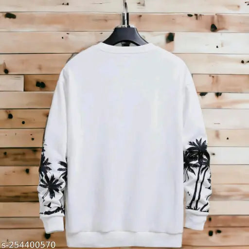 Elastane long sleeve round neck printed t-shirt, premium quality, comfortable fit for daily or festive wear - India origin