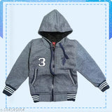 Navy blue cotton blend jacket sweater for kids, solid design for cool and impressive style. Quality children's sweater in sizes 1-2, 2-3, 3-4, 4-5, 5-6, 6-7, 7-8 years. Made in India