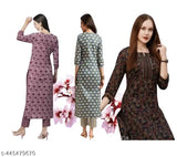 Women's printed top & bottom set, three-quarter sleeves, vibrant Indian fashion