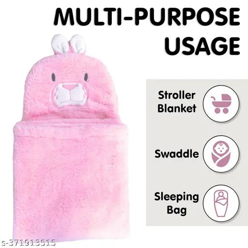 Soft, fleece OYO BABY newborn baby towel pack with hooded wrapper towel, ideal for heavy winter use