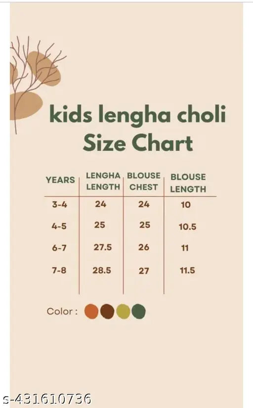 Taffeta silk embroidered kids lengha choli, versatile festive wear for girls