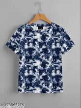 Stylish polycotton t-shirt with stunning digital prints, ultra-softness from Kalindris' new collection for trendy women