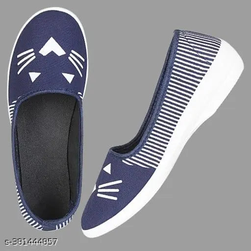 Synthetic ballerinas, "Bellies For Women ASTETIK 4 U" in various sizes (IND-5, IND-6, IND-7, IND-8), Indian origin, slip-on style
