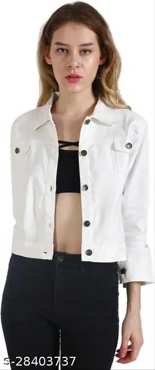 Cotton blend solid-colored Pretty Fabulous Women's waistcoat, long sleeves, size S (bust 34in, length 20in), made in India