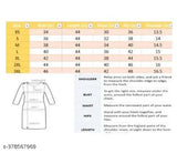 Trendy woolen kurti for women/girls, three-quarter sleeves, printed floral jaal pattern with embroidery detailing. Wool fabric, winter season wear, country of origin: India