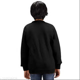 Diamond Art Collection kids attractive long sleeve sweatshirt with printed net pattern, available in sizes 3-4 years to 13-14 years. Made in India