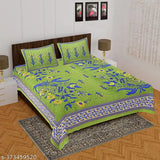 Cotton bedsheets, soft and breathable, set of 3 in Indian origin