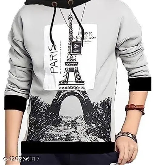 Pure cotton printed hooded kids' t-shirts, pack of 2 for various age groups